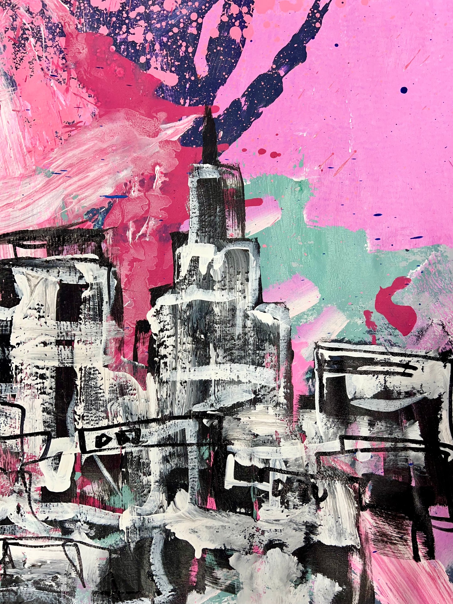 One Day at a Time / Abstract Skyline / February 2024