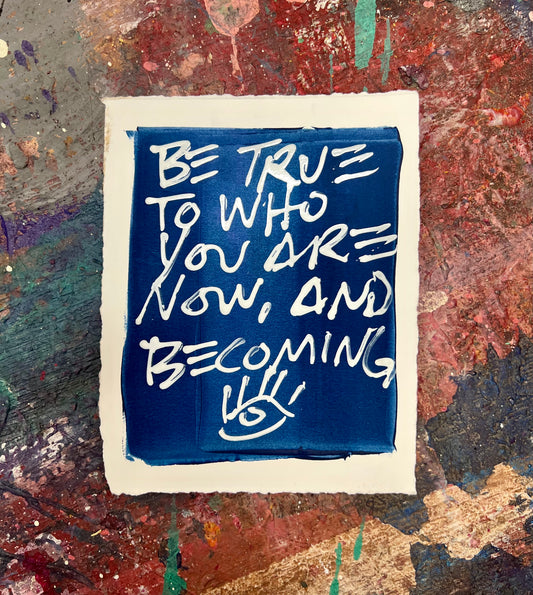 Now and Becoming / Ocean / Archival Paper Mantra / BOGO Originals / January 2026
