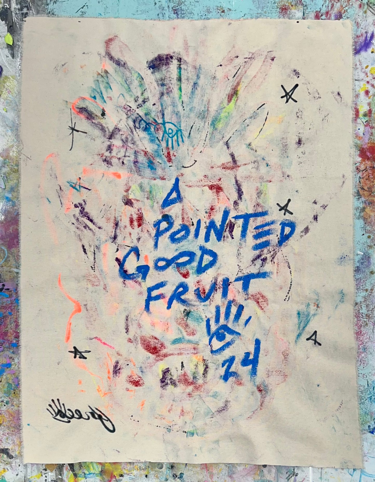 A Pointed Good Fruit / Pineapple Sketch / March 2024