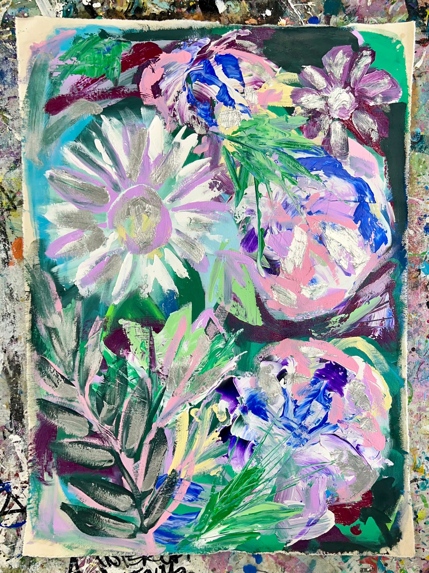 Fall in Love with Being Alive / Abstract Floral / Summer 2024