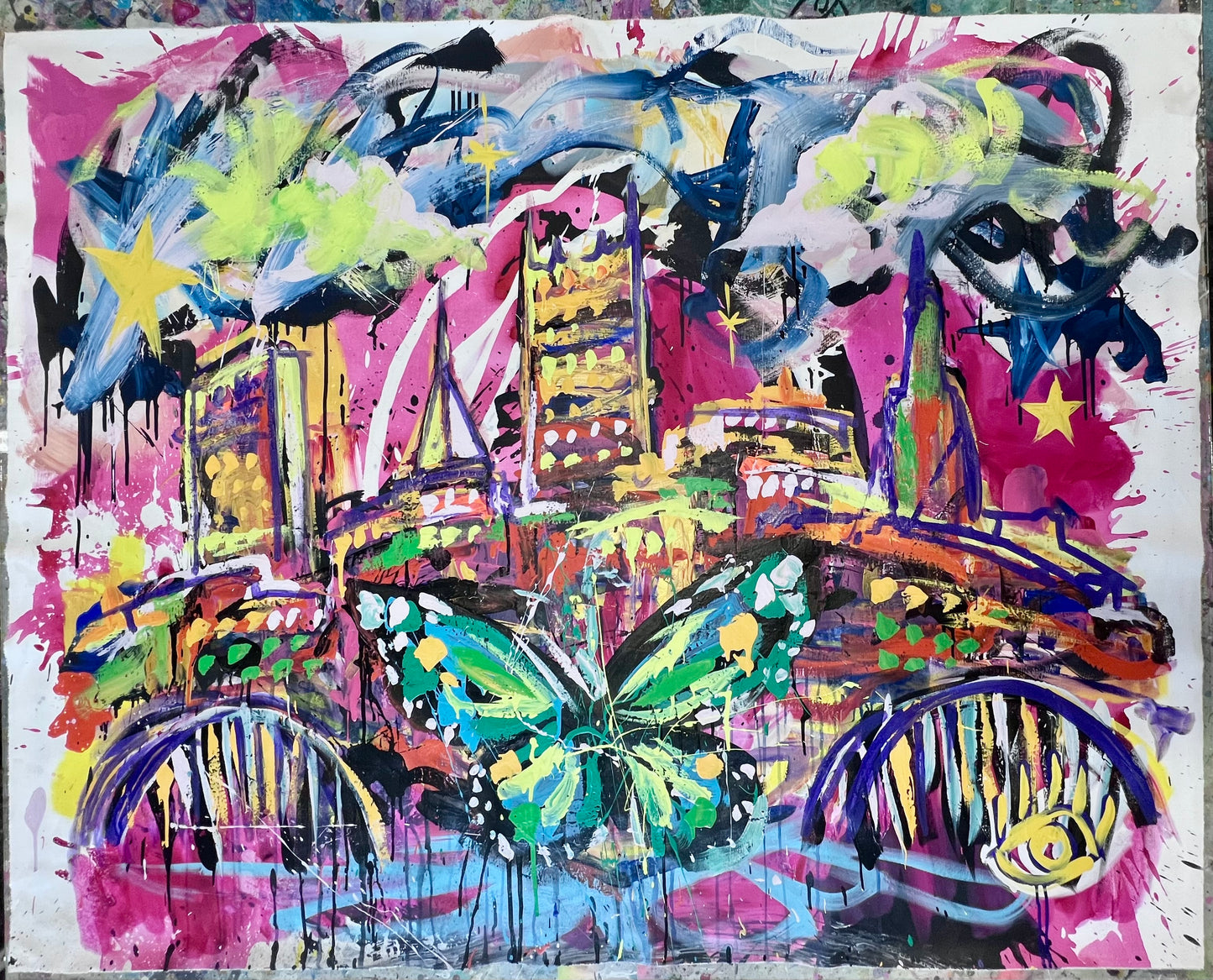 Change Can Be Amazing / Landscape Butterfly Skyline / April 2026