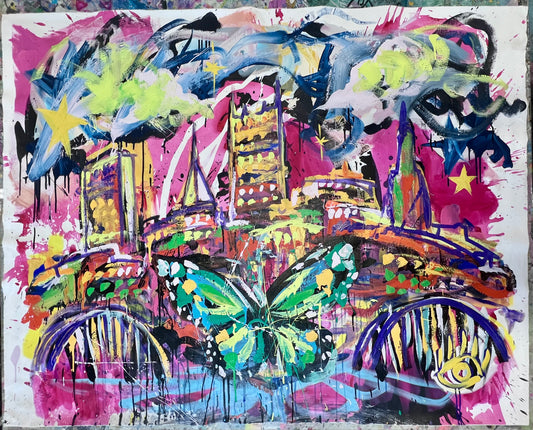 Change Can Be Amazing / Landscape Butterfly Skyline / April 2026