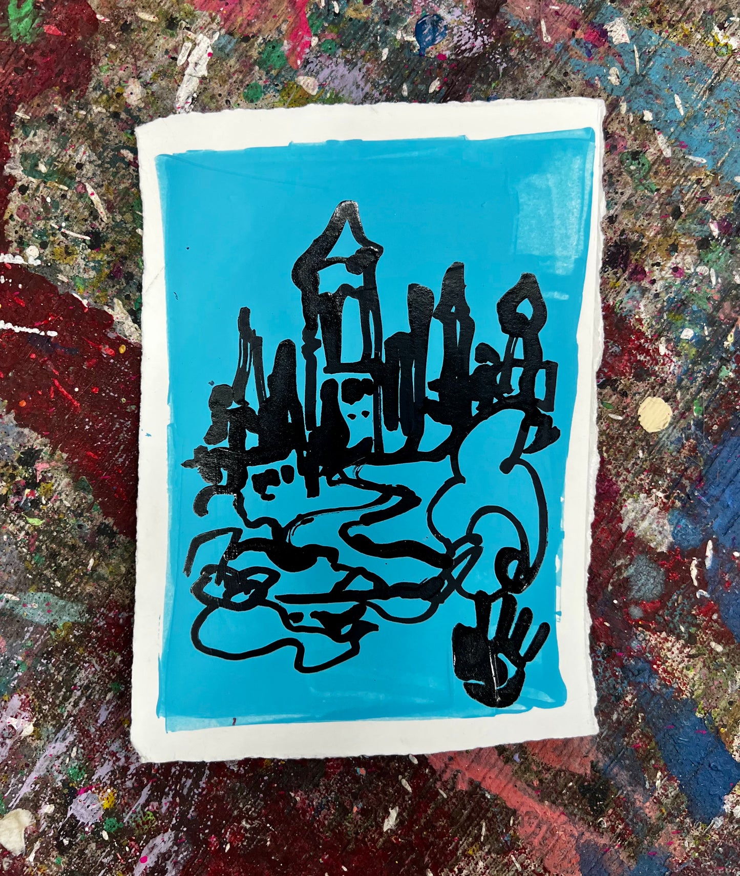 Skyline Sketch / Sky / Archival Paper / BOGO Originals / January 2026