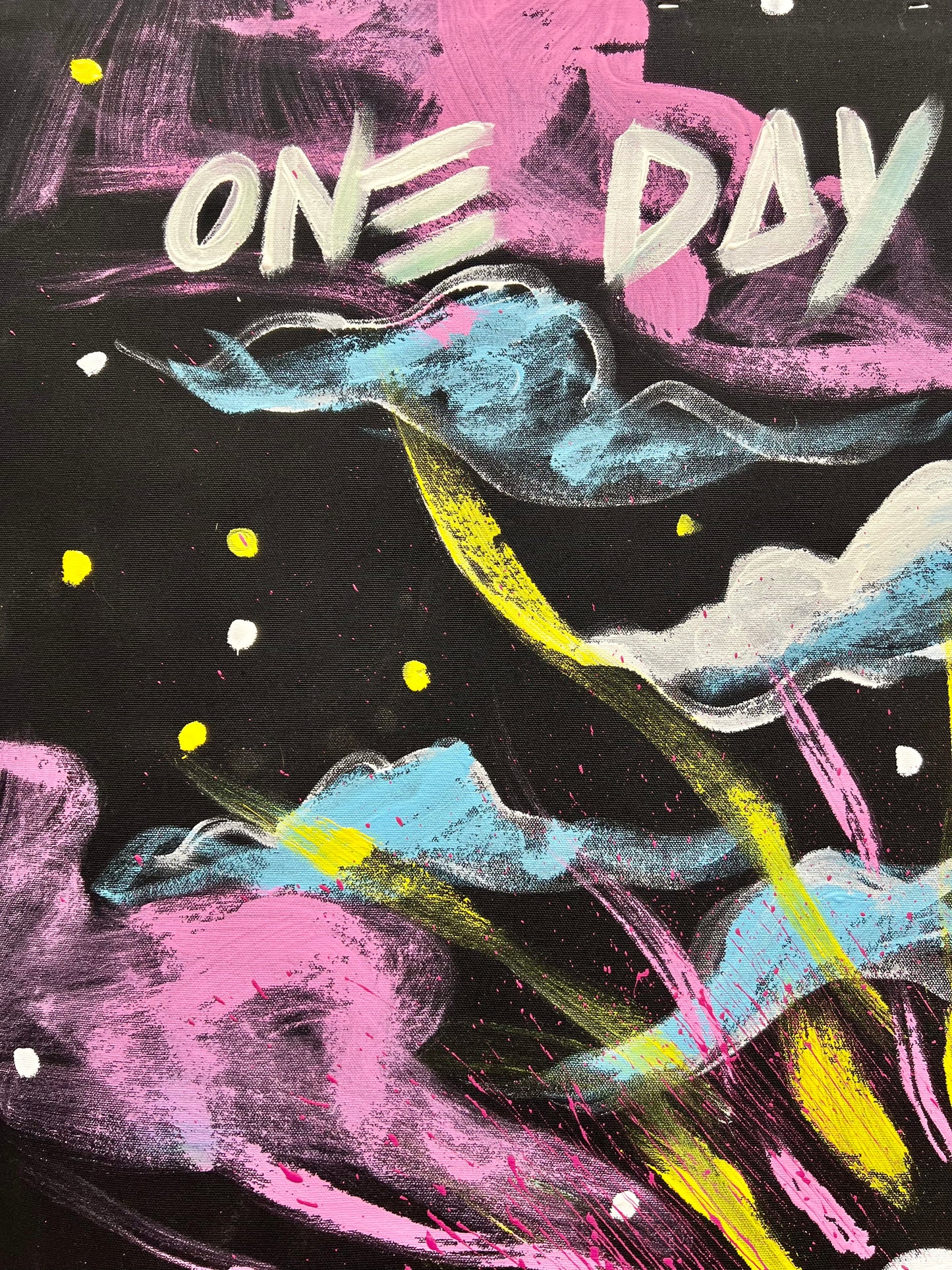One Day at a Time / Night Sky Lotus Banner / February 2024