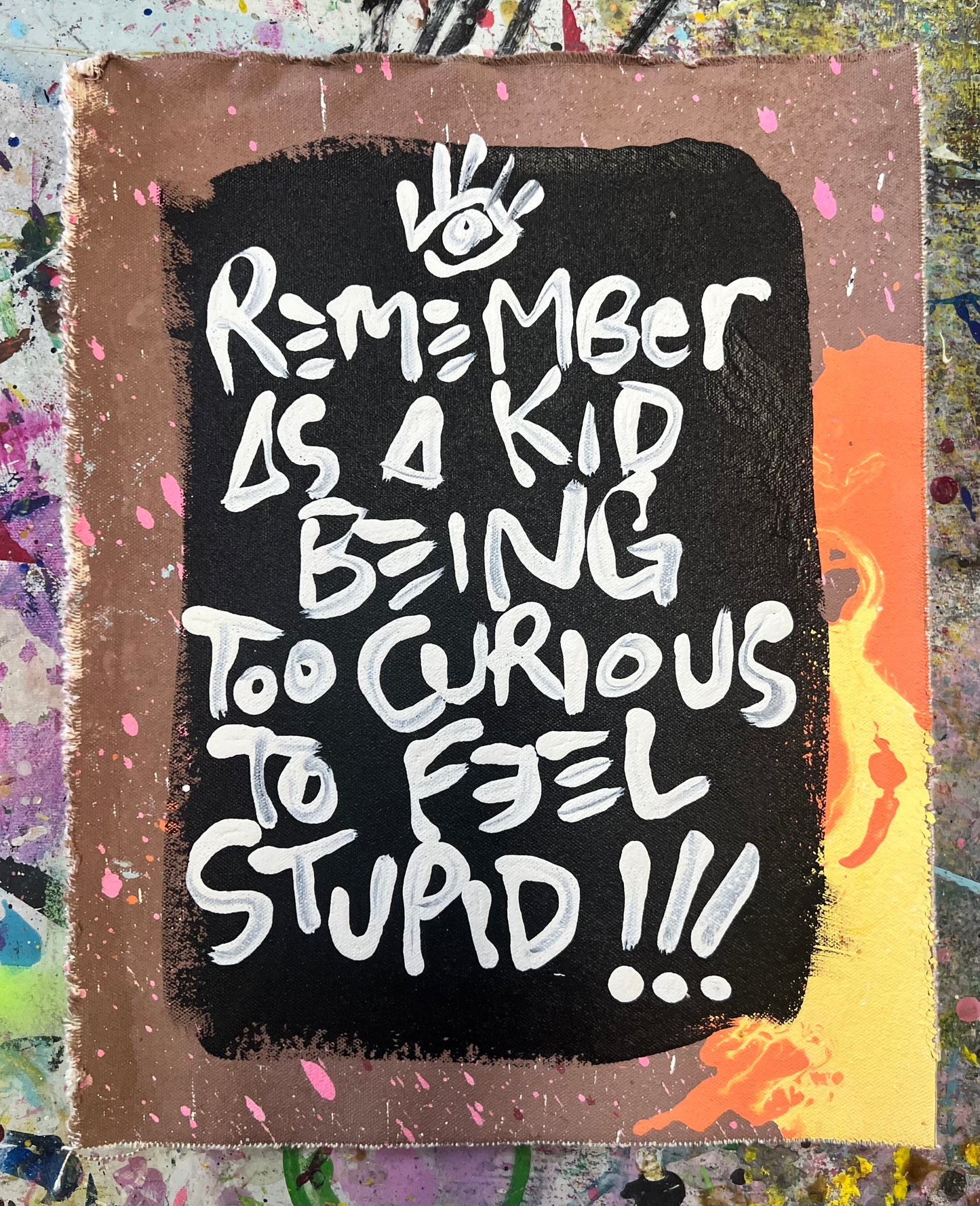 Too Curious To Feel Stupid / Abstract Background / Mantra / April 2026