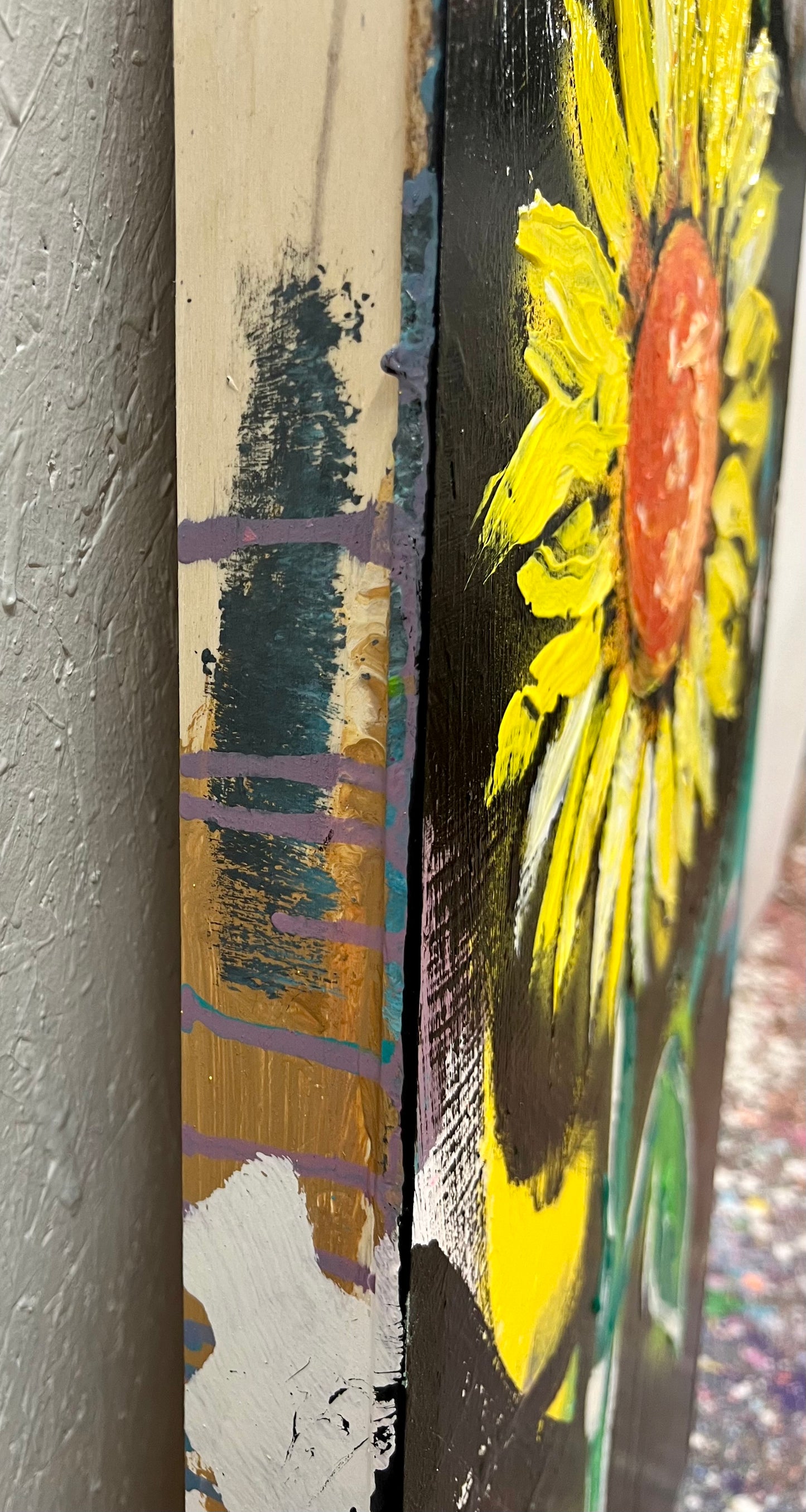 Beautiful and Free / Wooden Sunflower / January 2024
