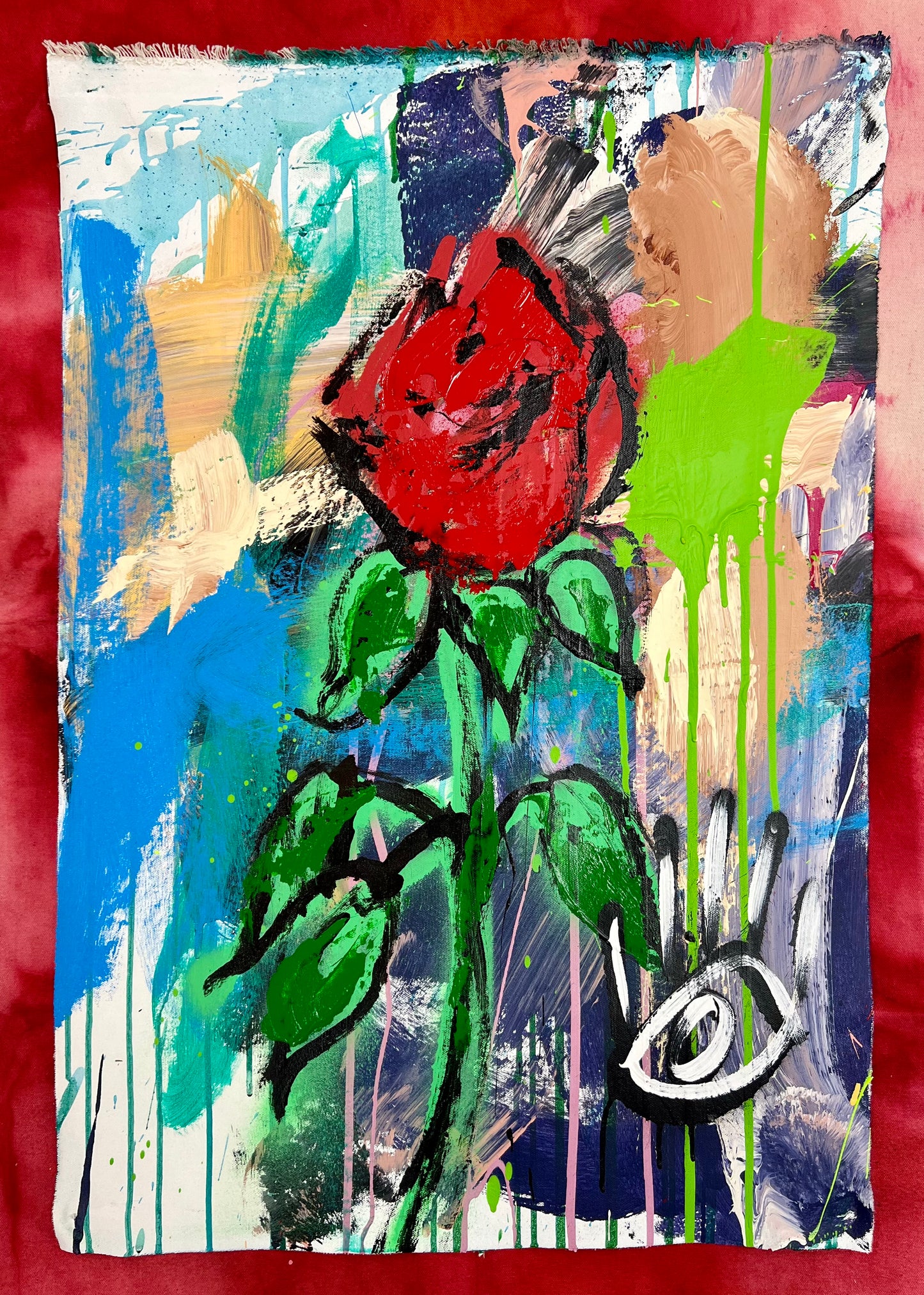Love the Way You Live / Abstract Rose Portrait 3 / February 2024