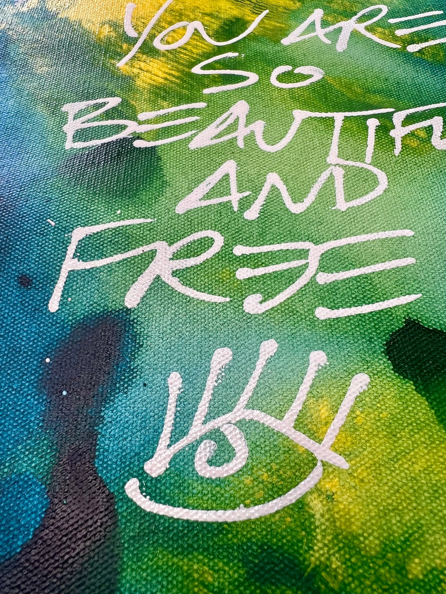 Beautiful and Free / Watercolor Mantra 2 / BOGO Originals / September 2025