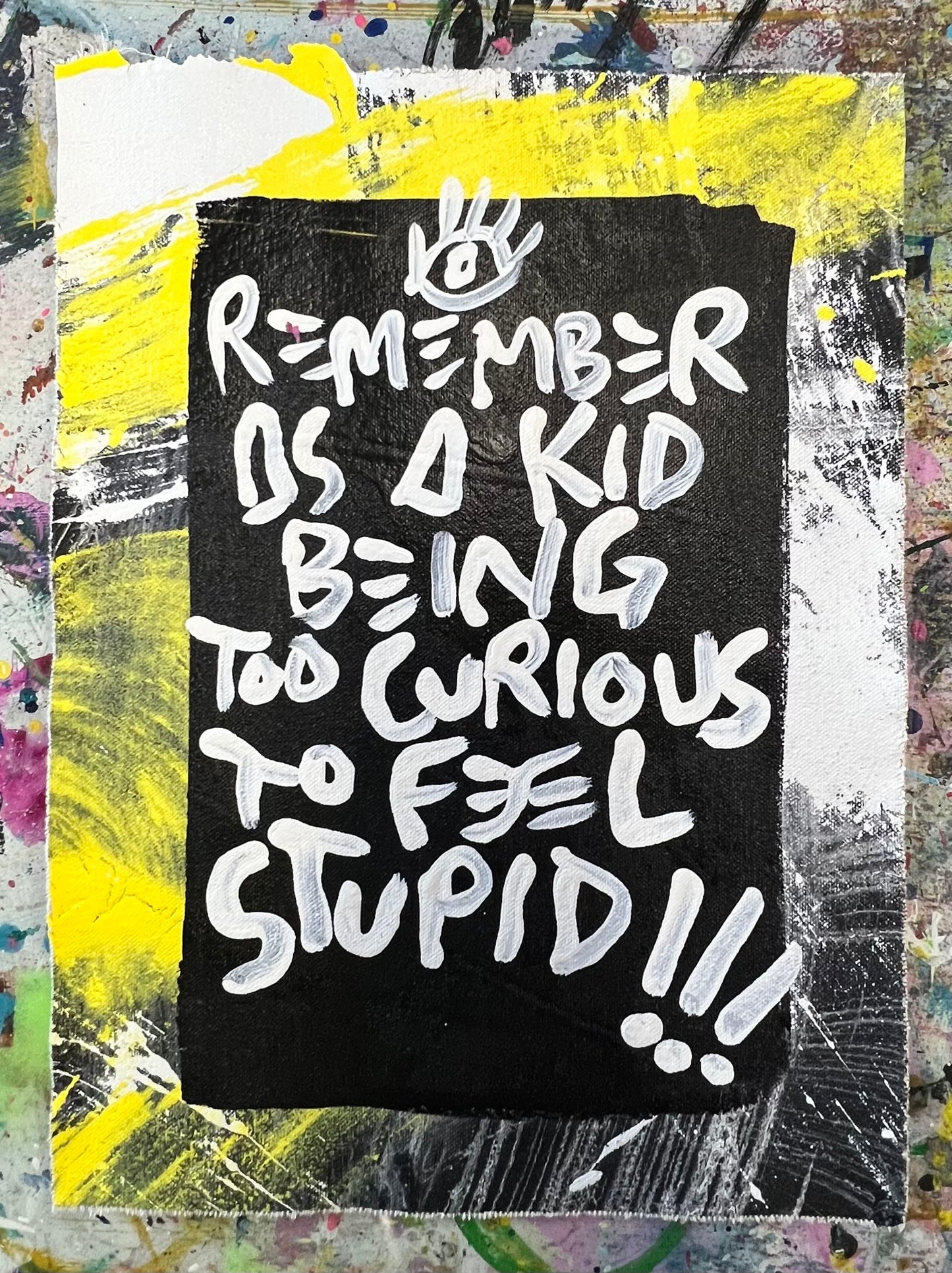 Too Curious To Feel Stupid / Black & Yellow / Mantra / April 2026