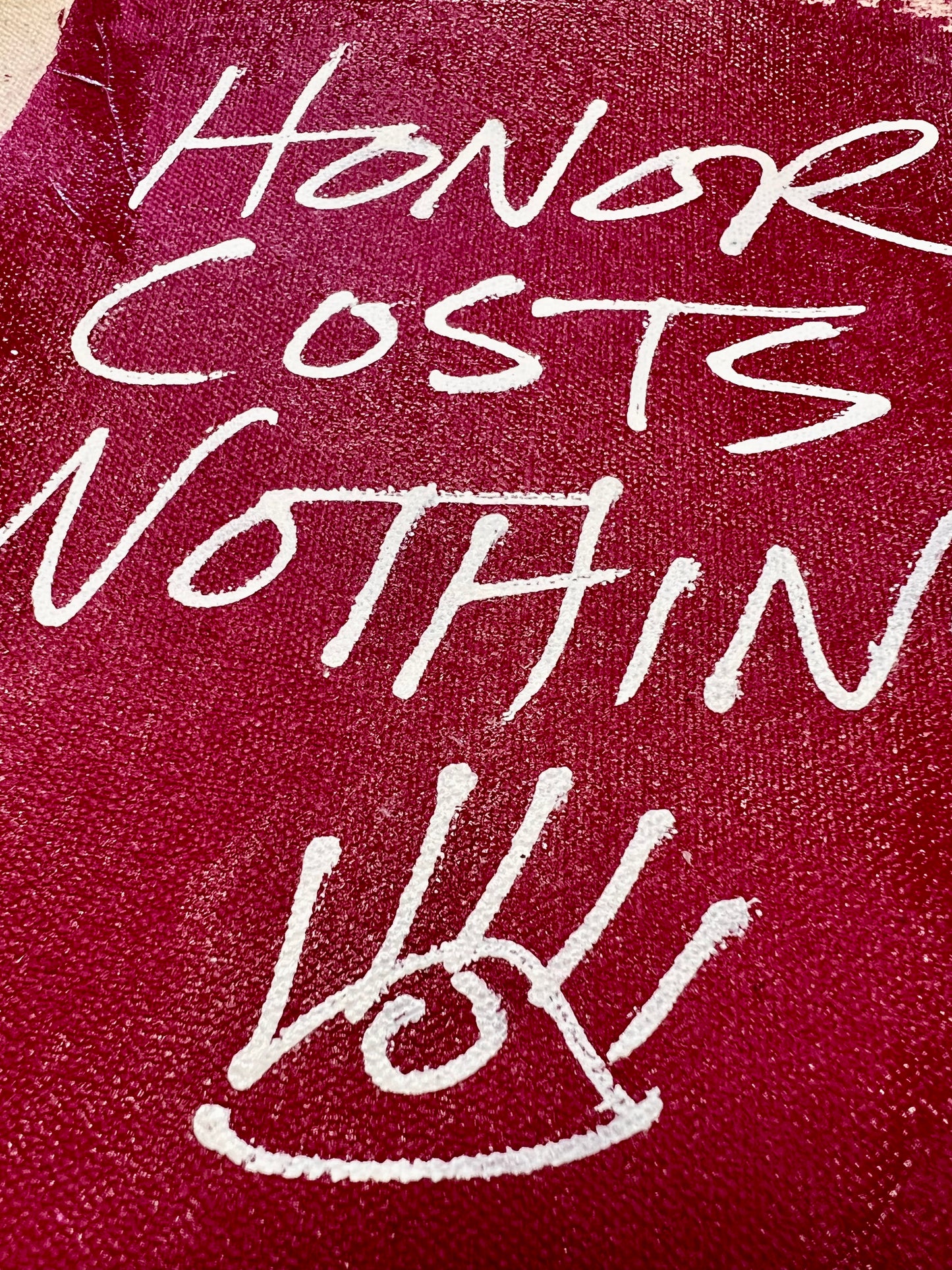 Honor Costs Nothing 1 / Mantra / BOGO Originals / August 2025