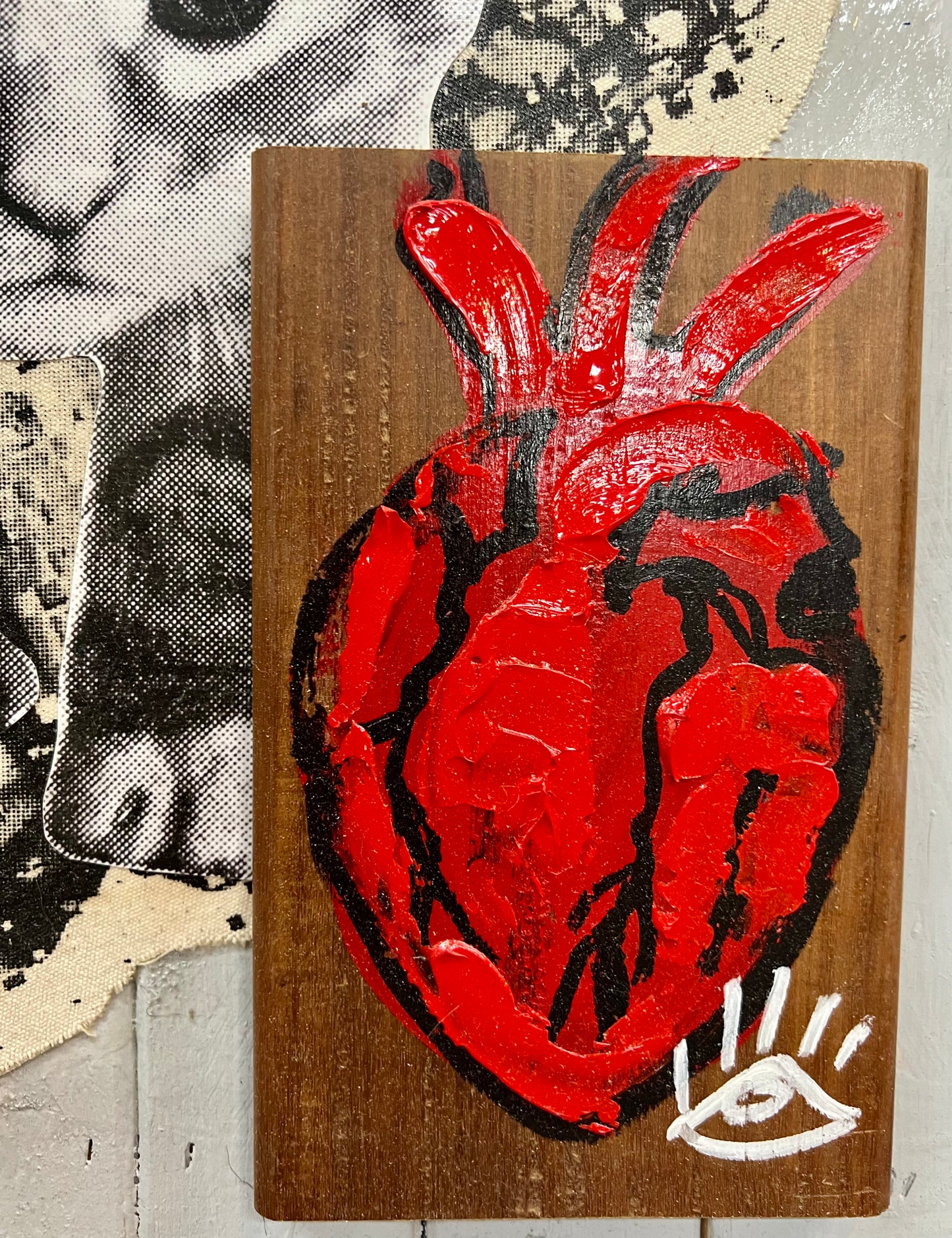 Don’t Chase It Be It / Wooden Collage / January 2024