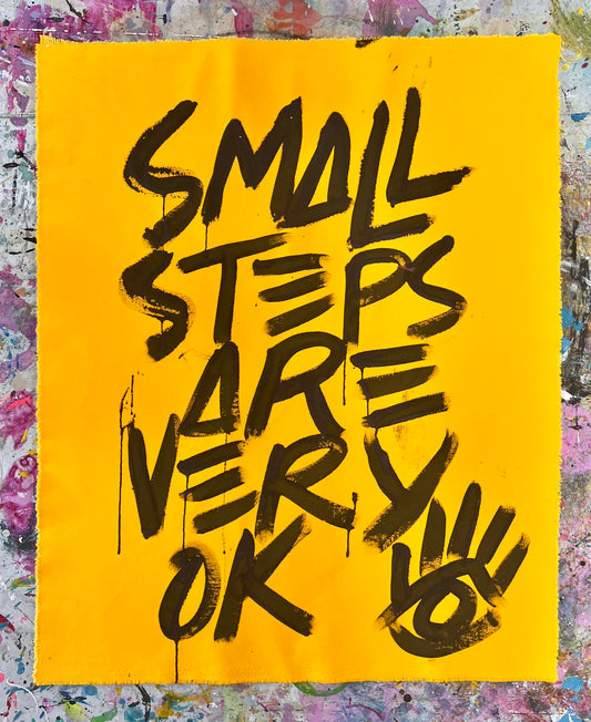 Small Steps / Black & Yellow Mantra / August 2026