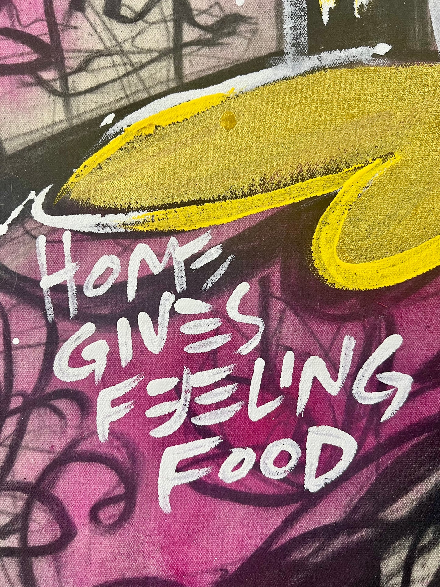 Home Gives Feeling Food / Charcoal Sketch / Sunday Collection / January 2026