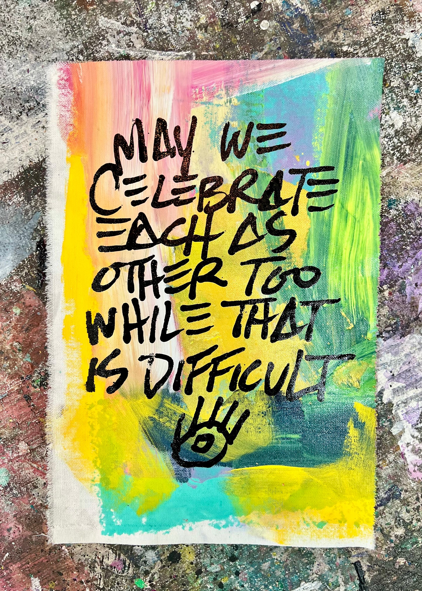 Celebrate Each Other / Yellow & Green Mantra / March 2026