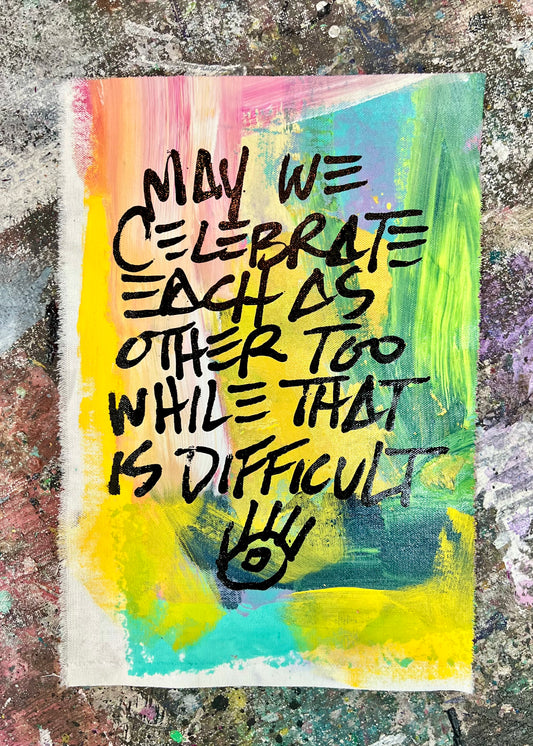 Celebrate Each Other / Yellow & Green Mantra / March 2026