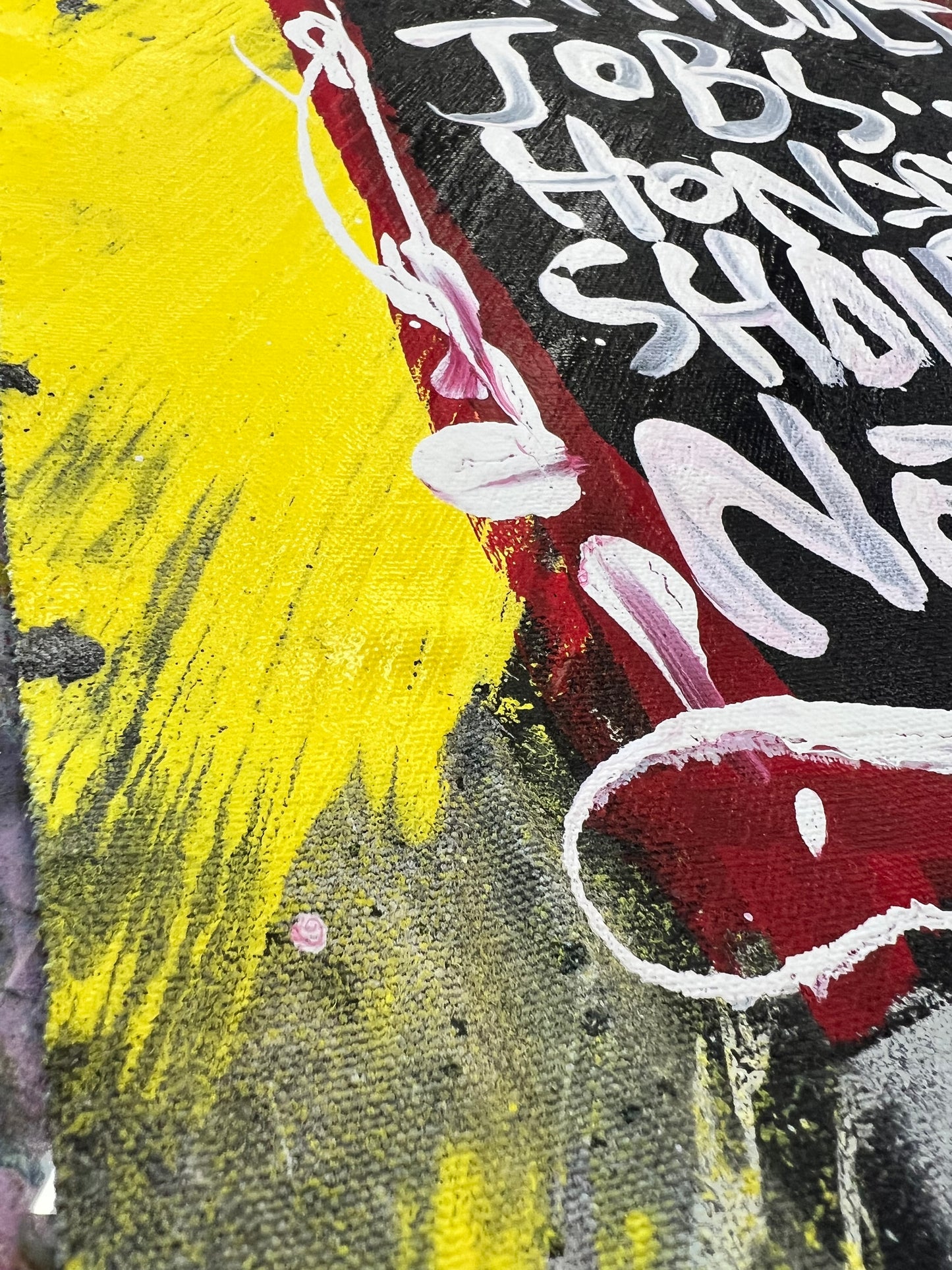 Honesty Not Difficult / Black & Yellow Background / Mantra / April 2026