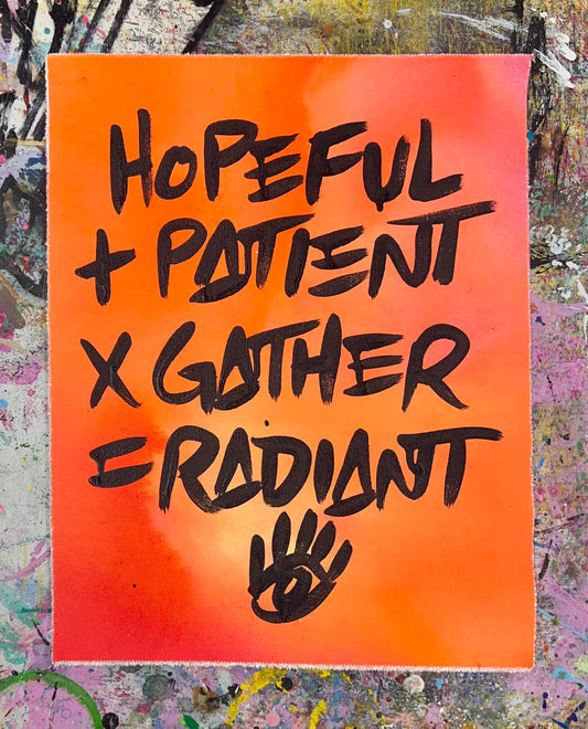 Hopeful + Patient / Sunset Mantra / Sunday Collection / November 2025