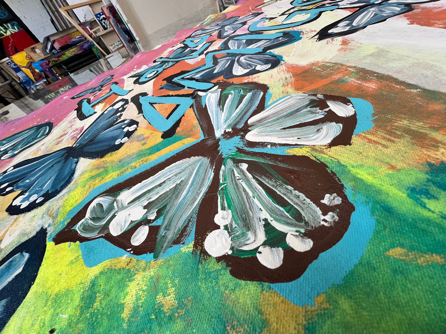 Hola Amigos / Butterfly Abstract / April 2026