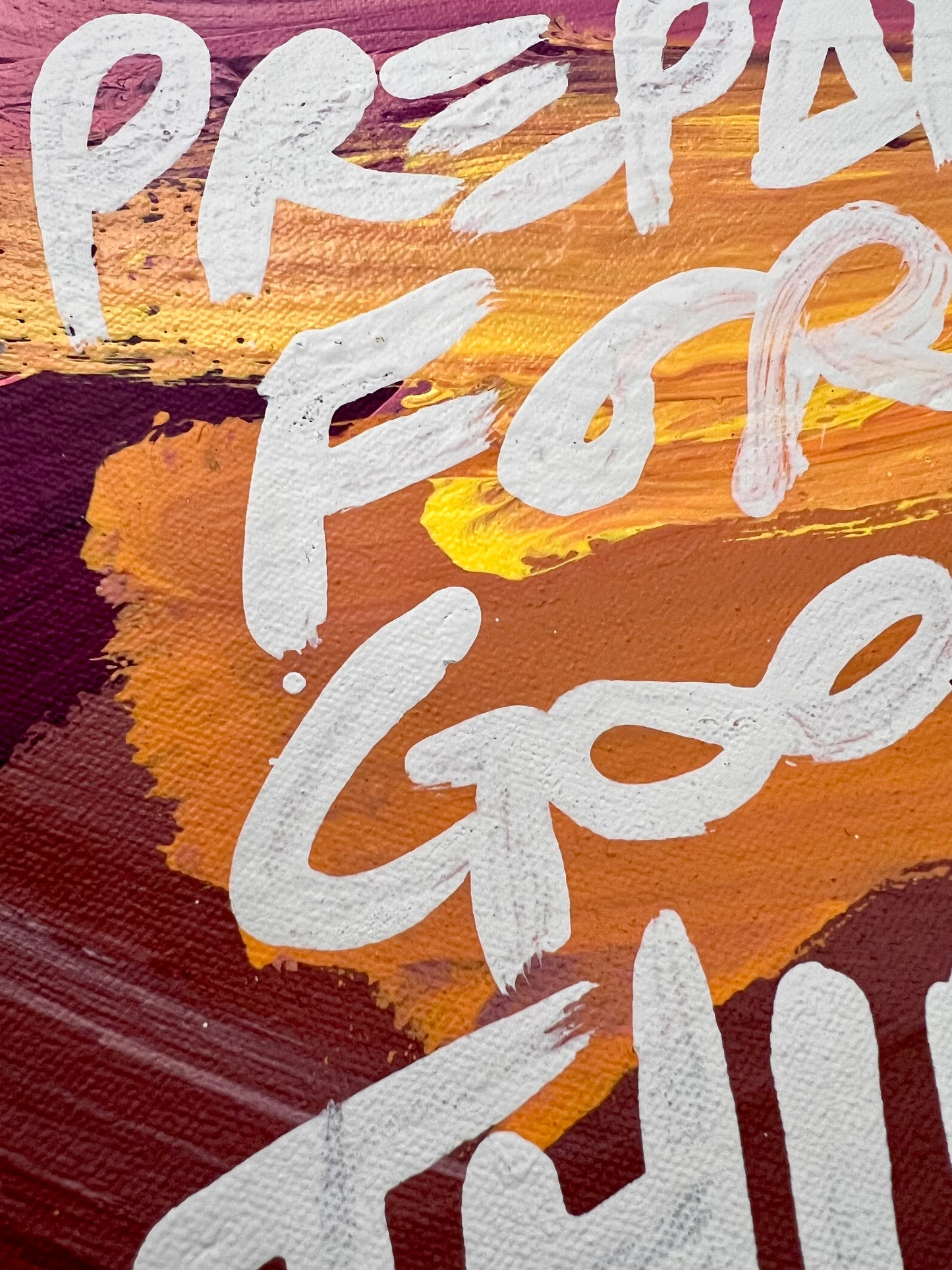 Prepare For Good Things / Square / Abstract Stretched Mantra / June 2026