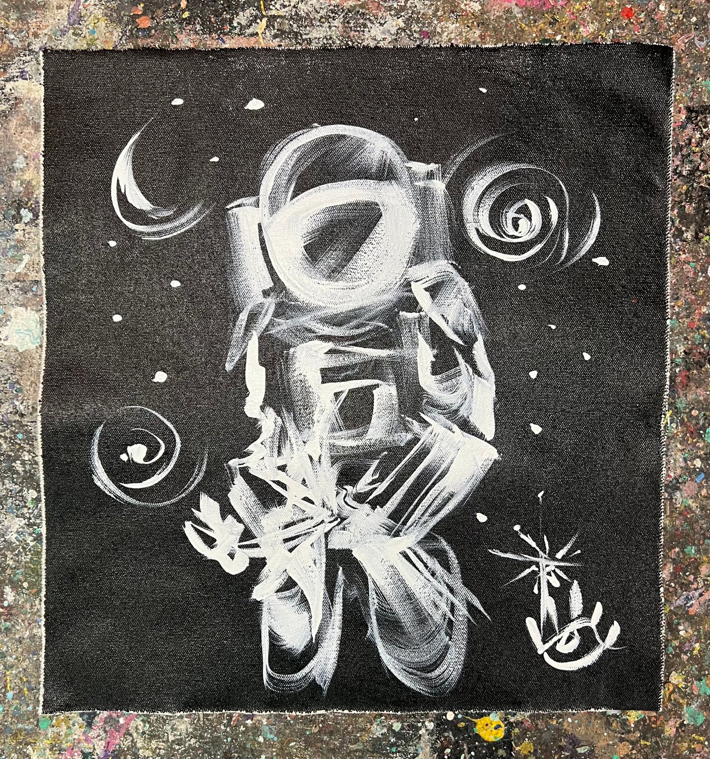 Astronaut / Black & White Sketch / January 2025