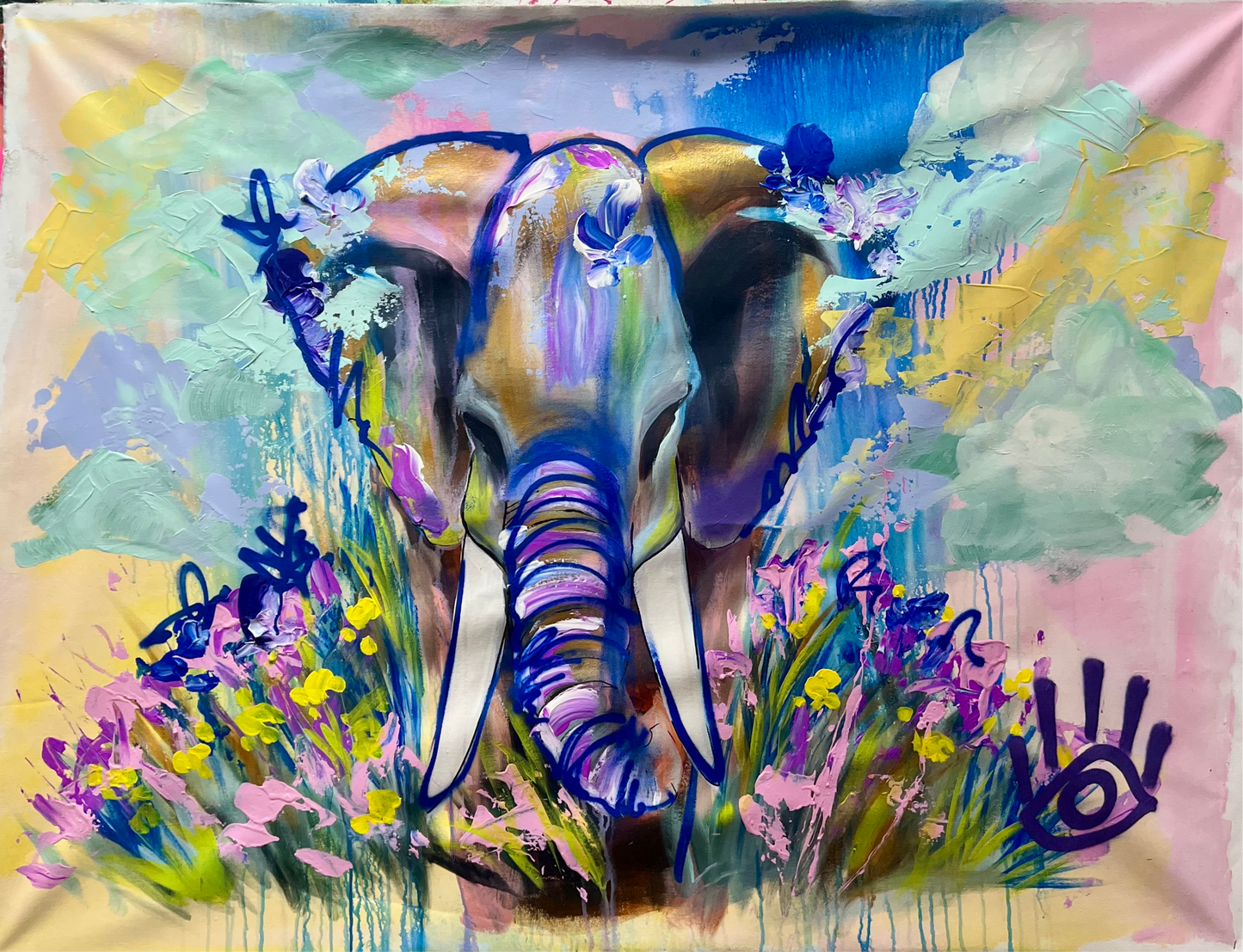 Fall in Love with Being Alive / Floral Elephant / June 2024