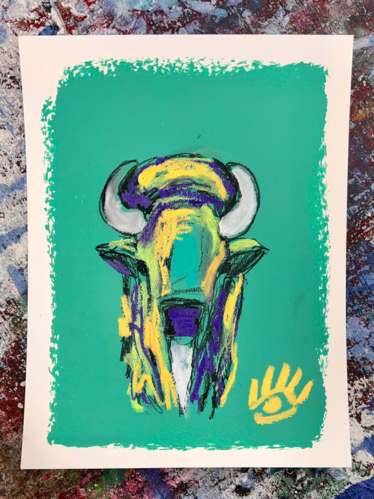 Buffalo Sketch / Archival Paper / Sunday Collection / August 2025