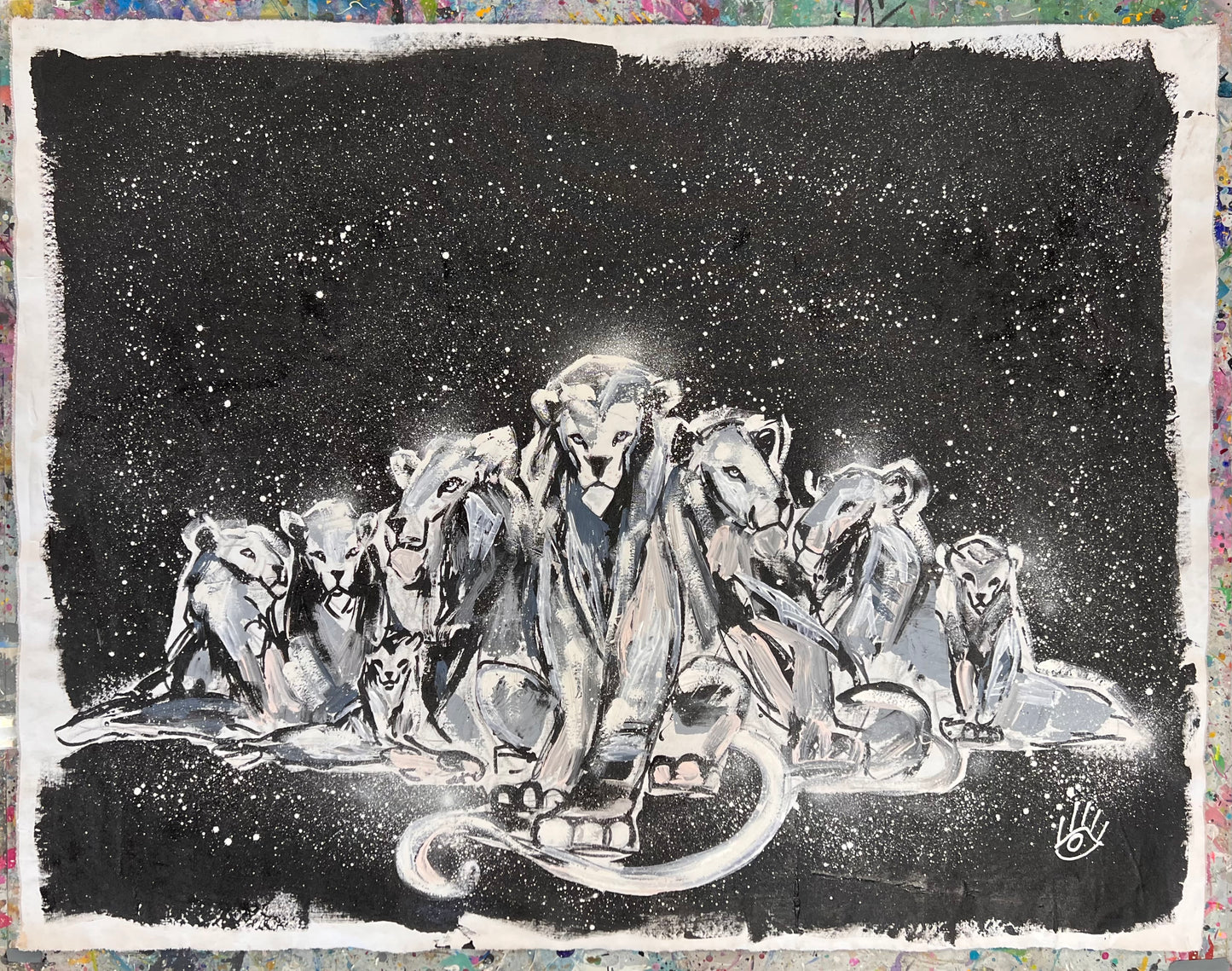 Boldly They Embarked / Black & White Pride of Lions / Wednesday Refresh / August 2025
