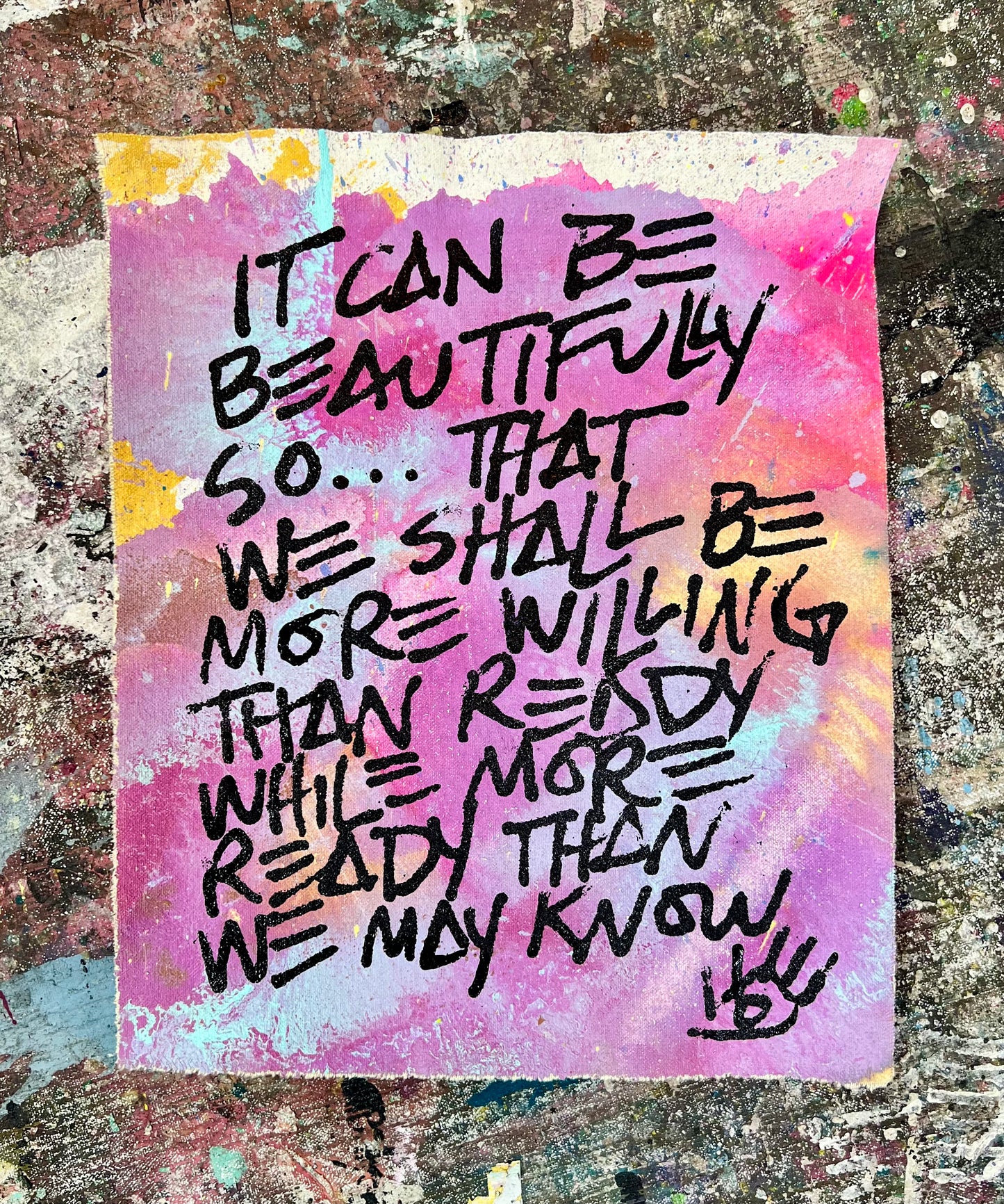 Beautifully So / Pink & Purple Colorwash Mantra / March 2026