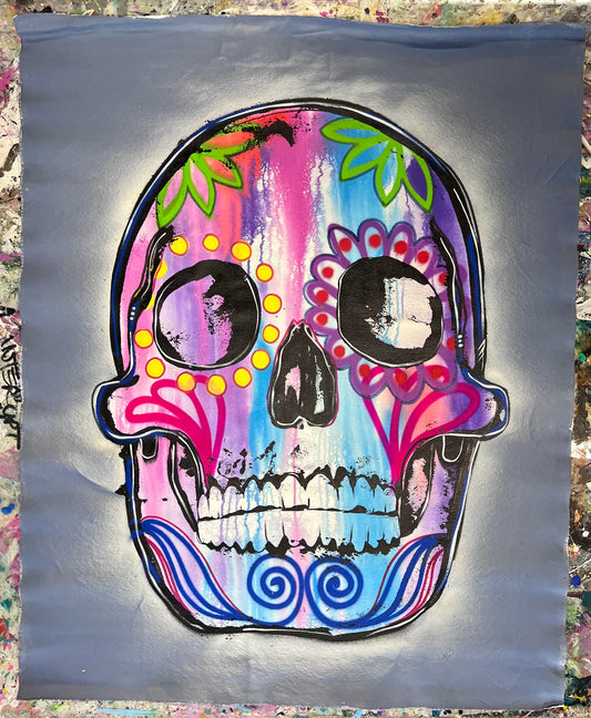 Made to Bloom / Slate Blue Sugar Skull / August 2024