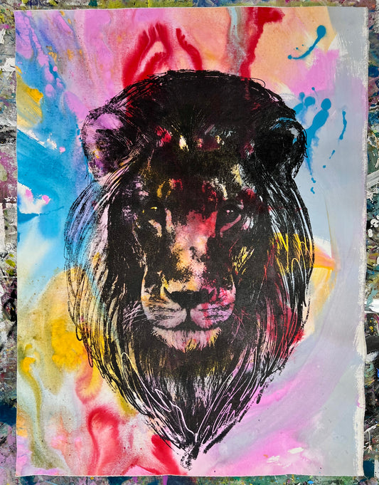 Amazing Things / Red, Yellow & Pink / Colorwash Classic Lion / Fall 2024