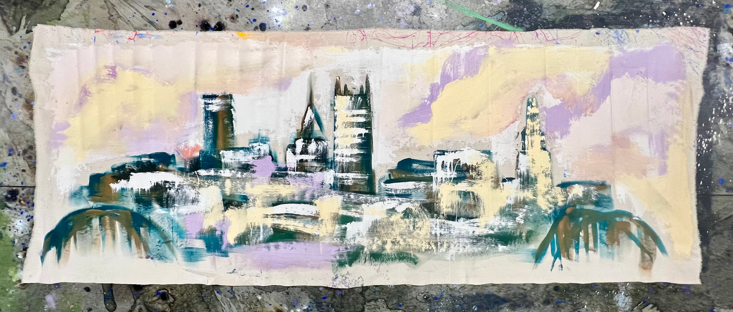 One Day at a Time / Watercolor Skyline / Winter 2025