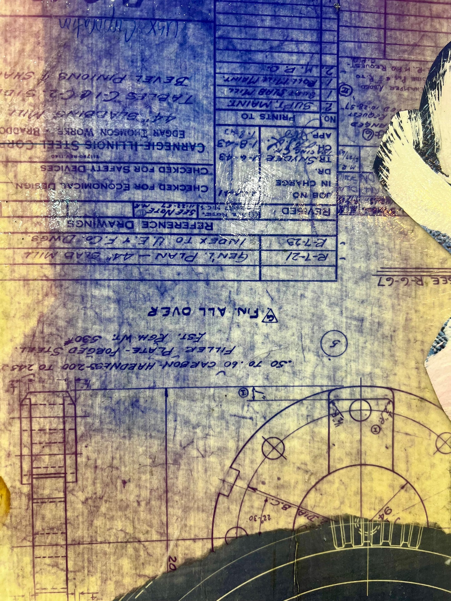 The Yearning Heart / Heart & Blueprint Collage / Sunday Collection / January 2026