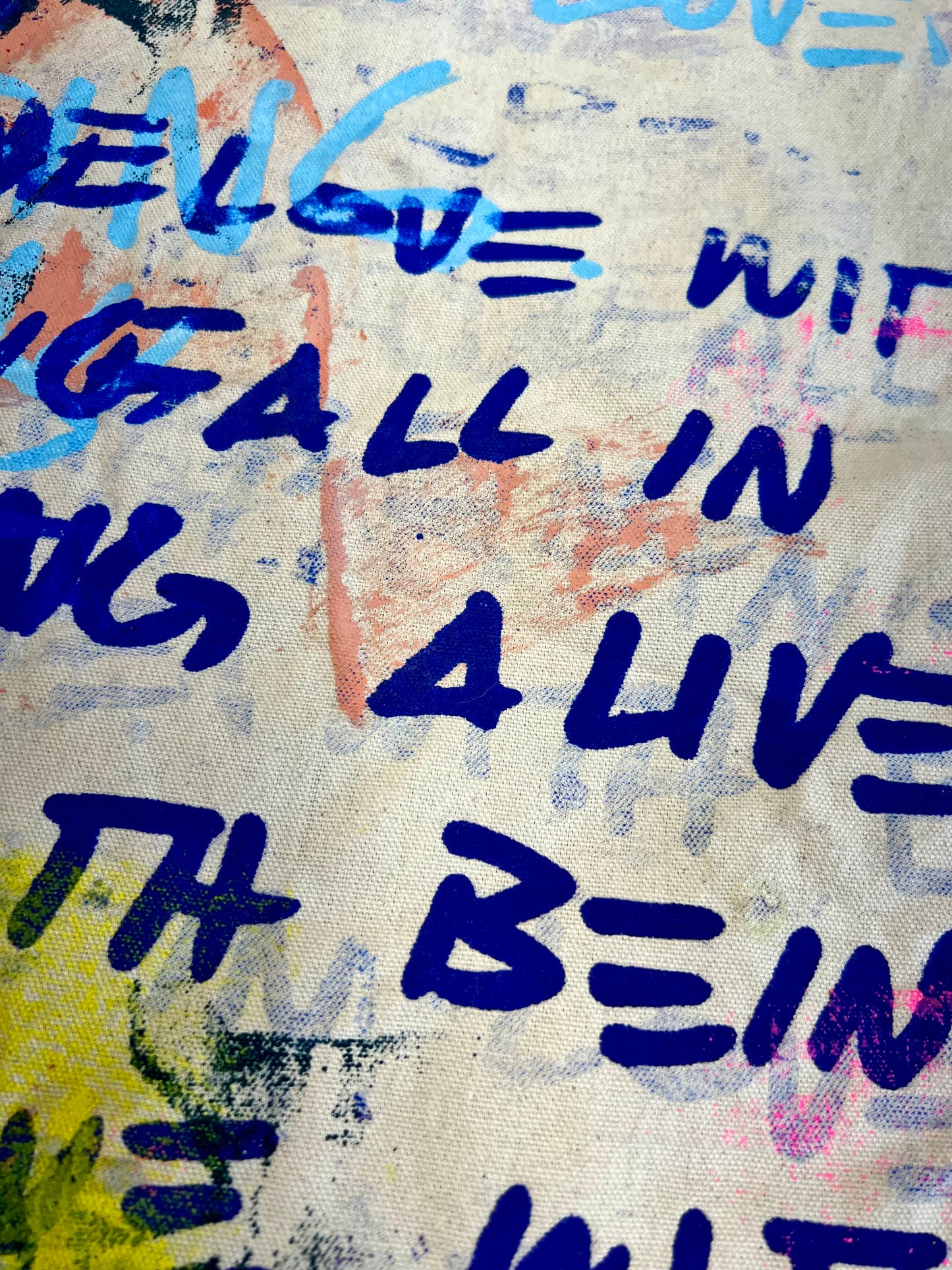 Fall in Love with Being Alive / Screen Print Skyline / Fall 2024