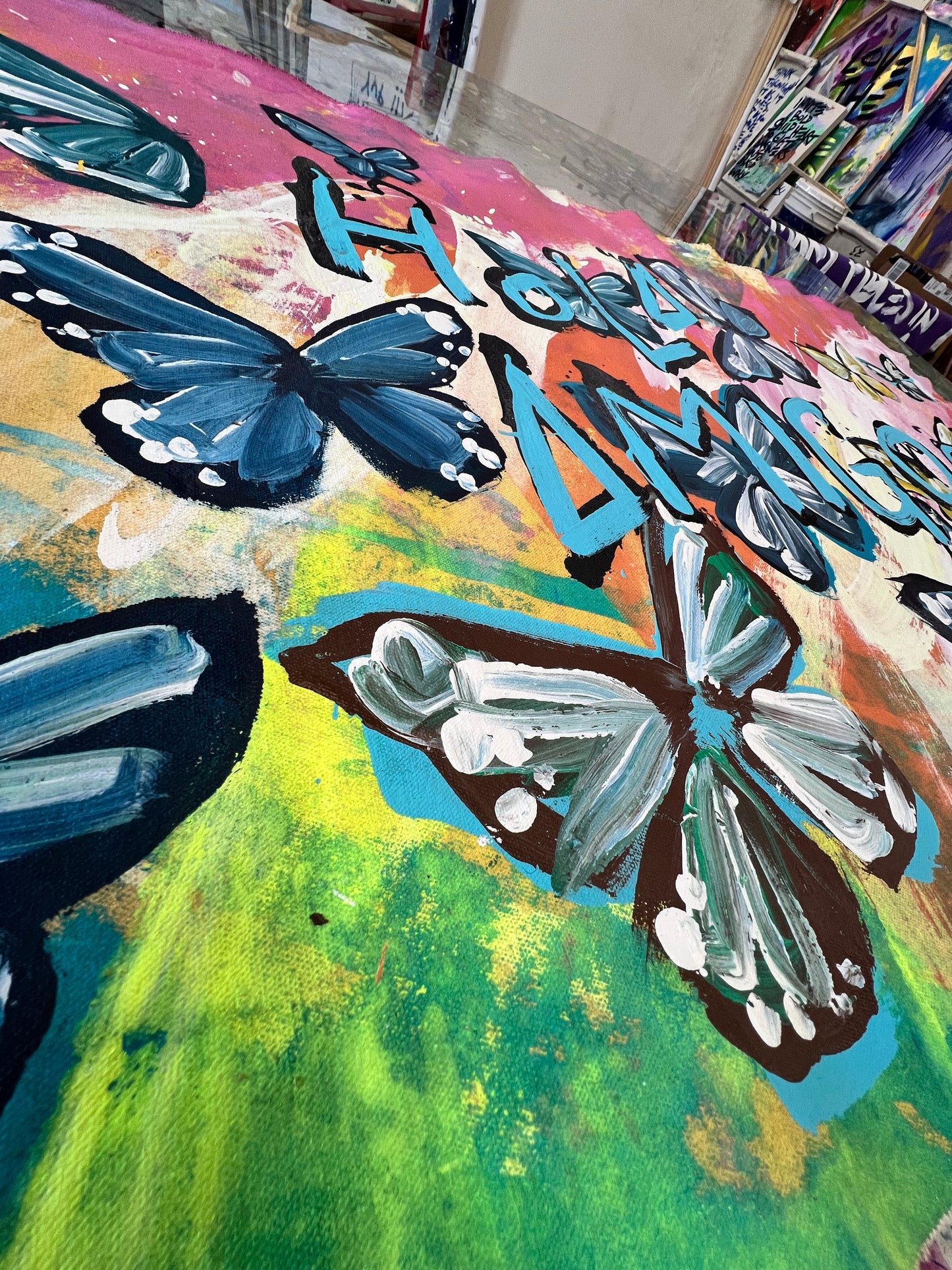 Hola Amigos / Butterfly Abstract / April 2026