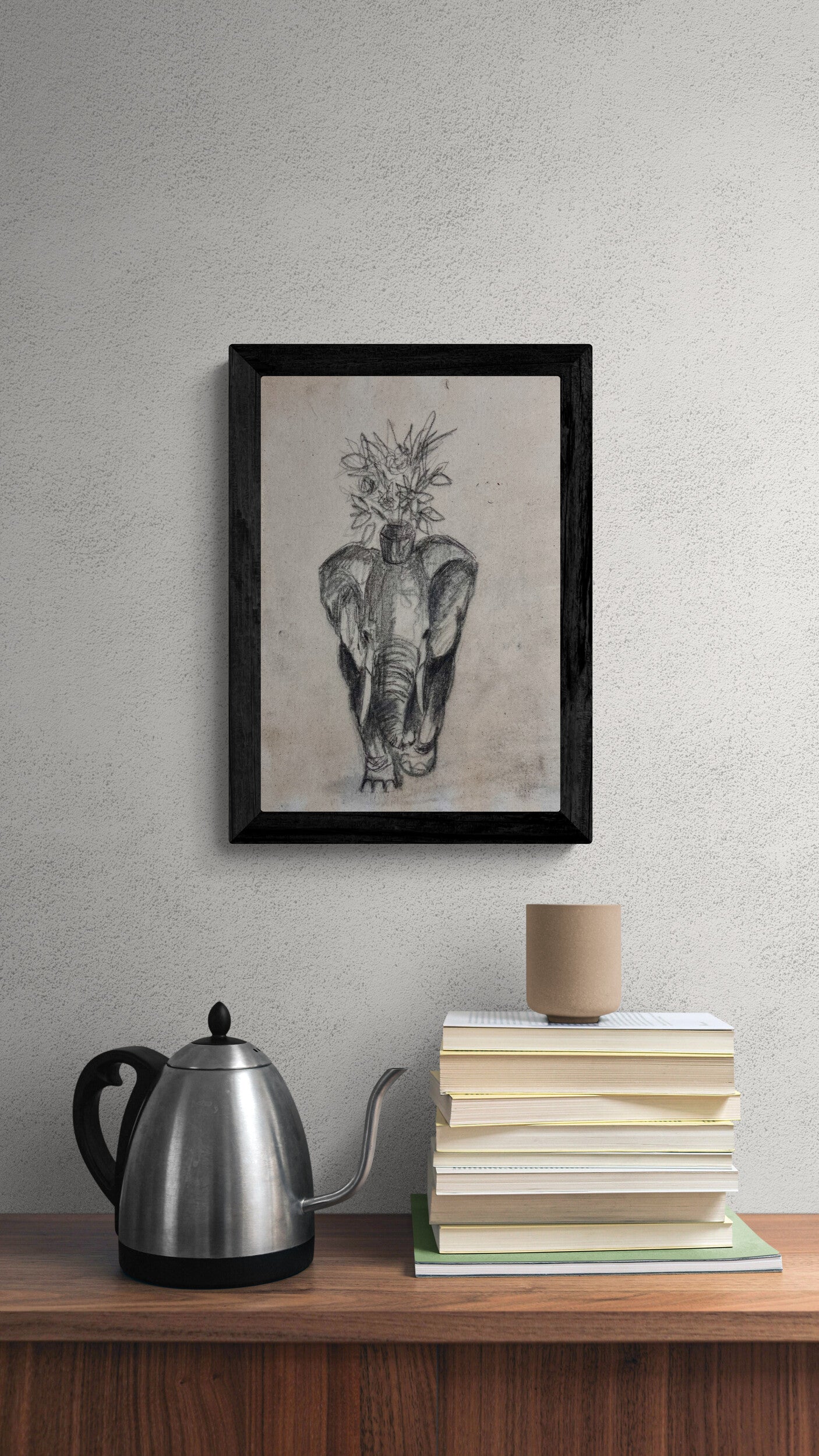 Thank You Flowers / Garden Elephant Sketch / Sunday Collection / September 2025