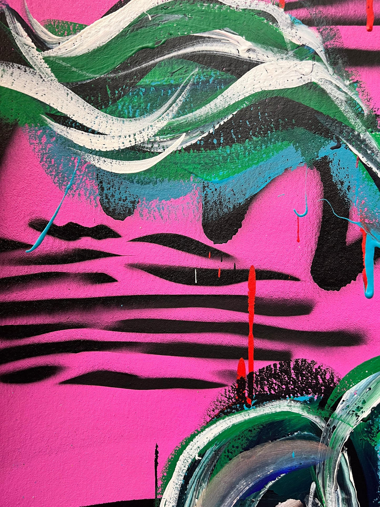 Fall In Love With Being Alive / Abstract Rose / Pink / Featured Originals / May 2026
