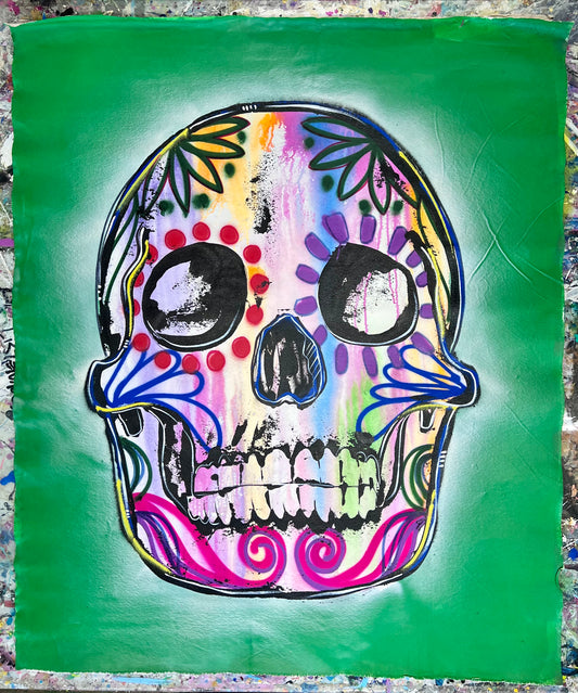 Made to Bloom / Kelly Green Sugar Skull / August 2024