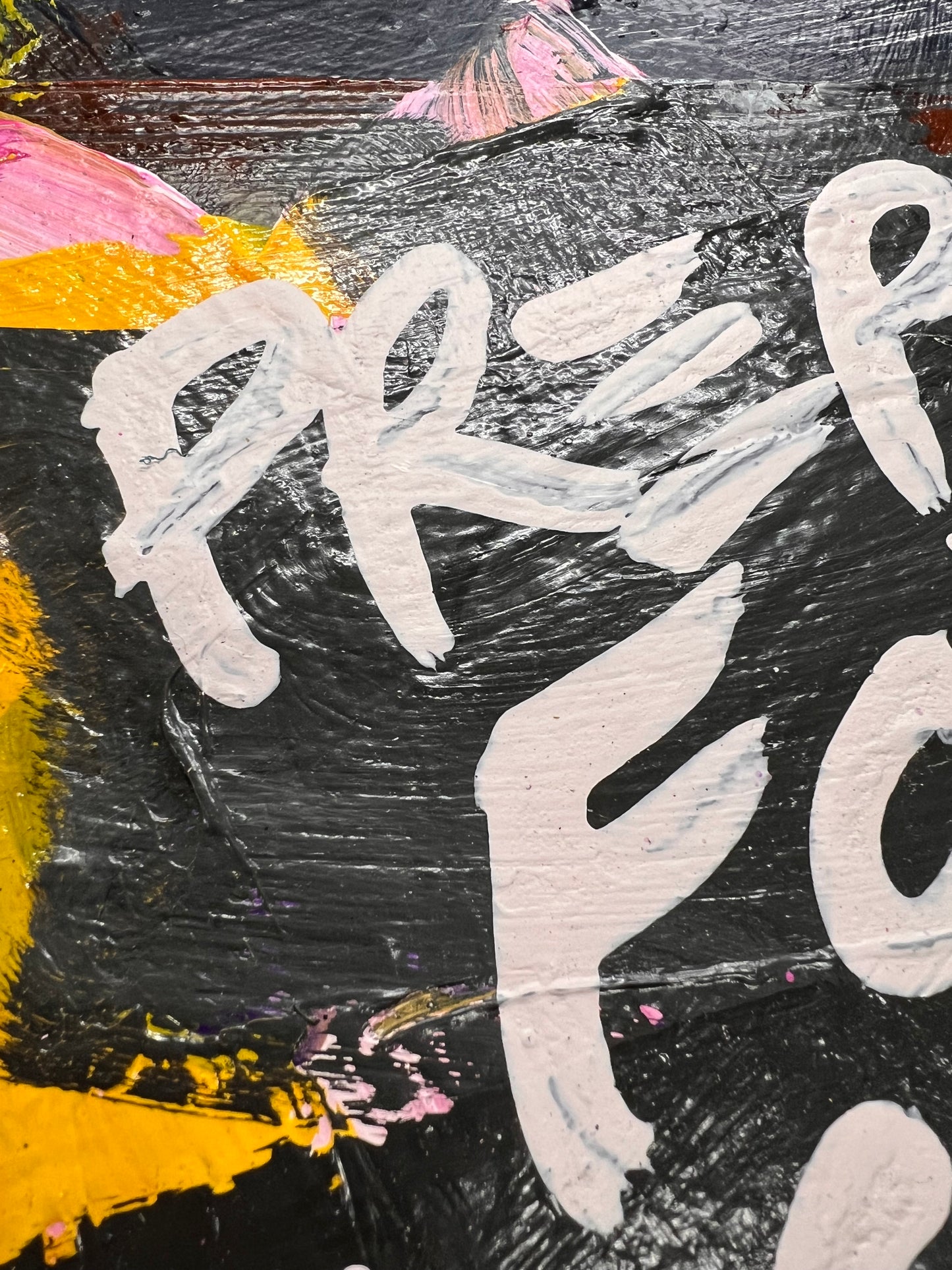 Prepare For Good Things / Purple, Black, & Gold / Abstract Stretched Mantra / June 2026