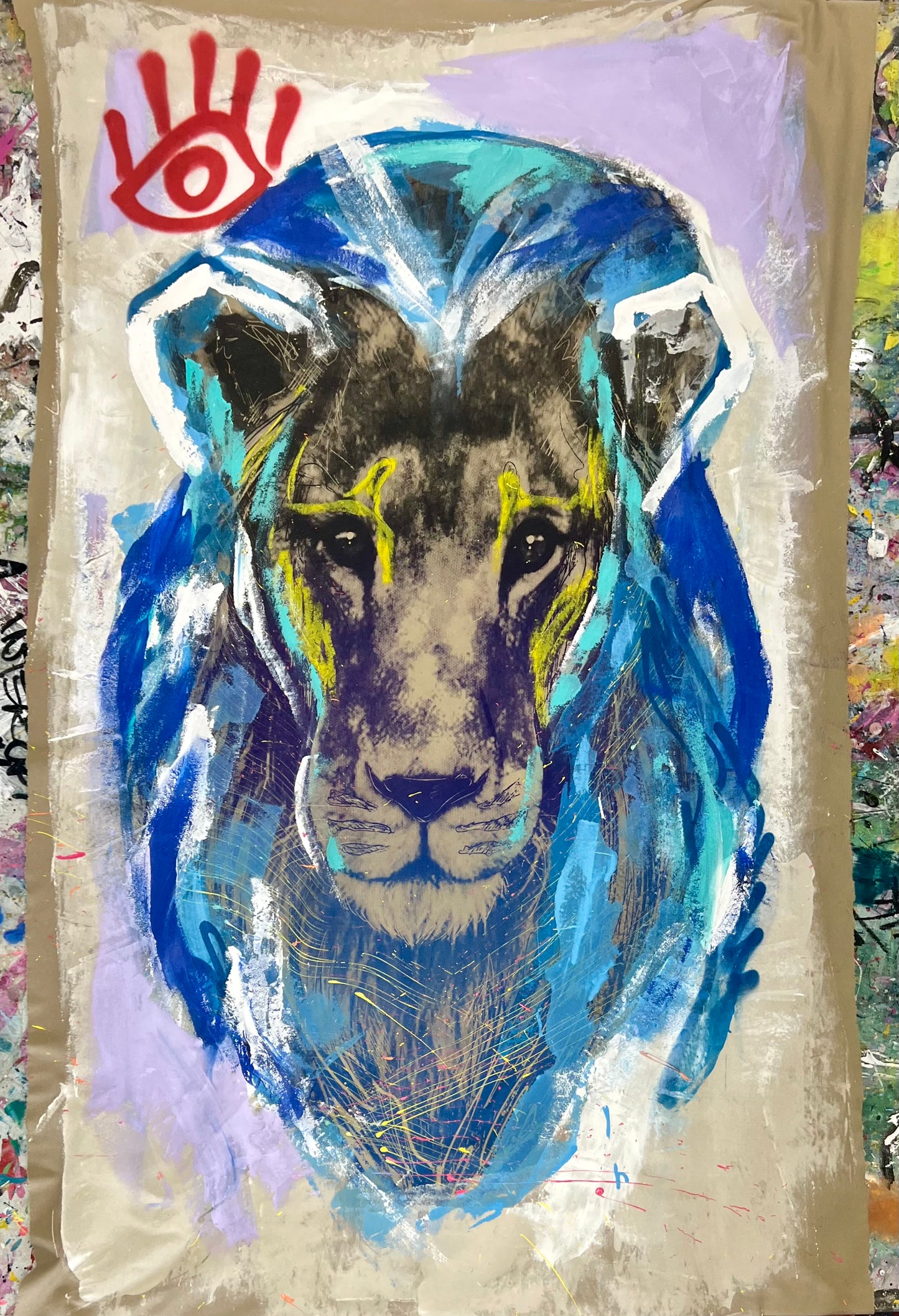 Amazing Things / Desert Lion Tapestry / May 2024