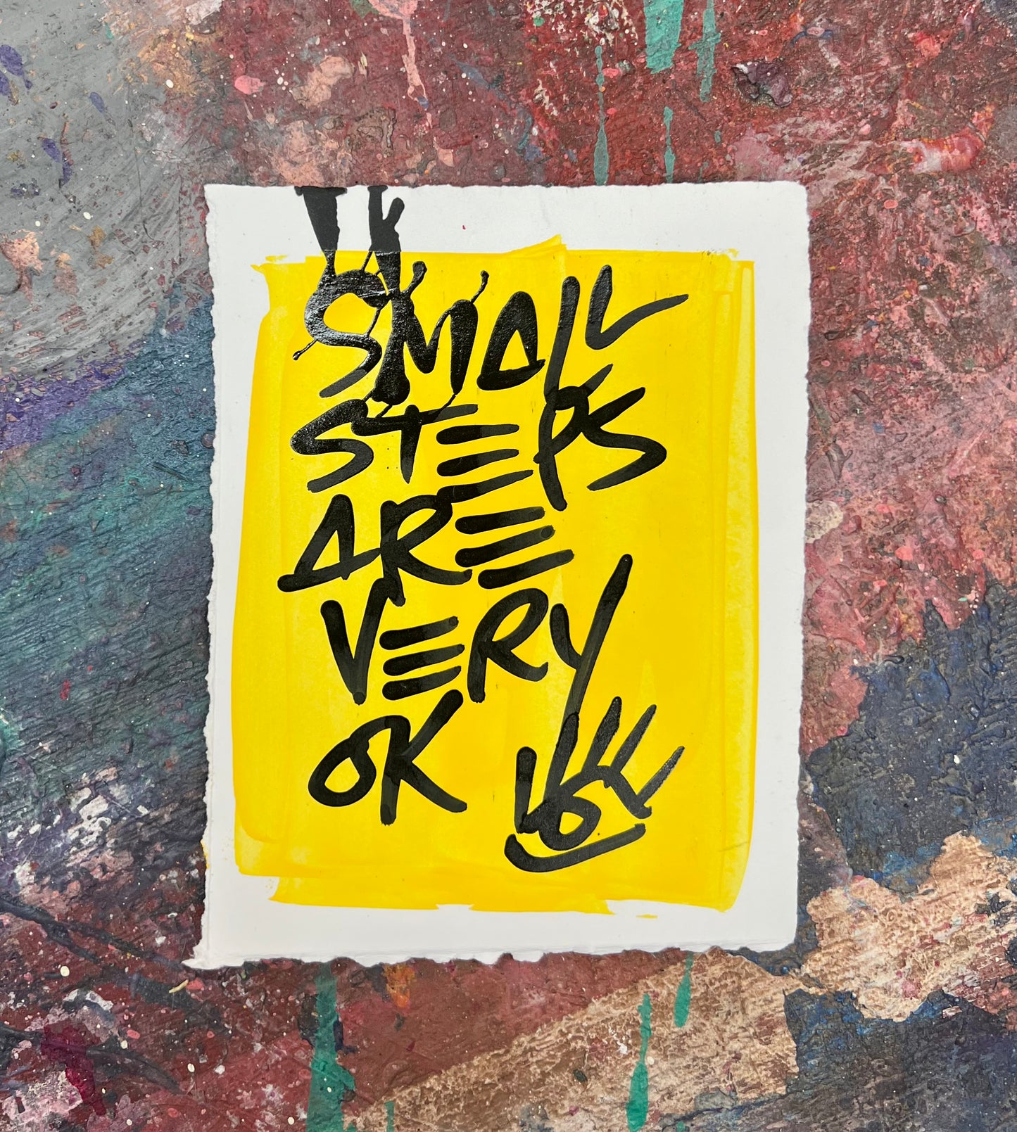 Small Steps / Goldenrod / Archival Paper Mantra / BOGO Originals / January 2026