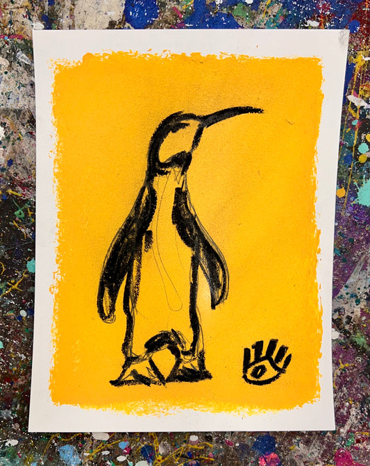 Penguin Sketch / Archival Paper / Sunday Collection / August 2025