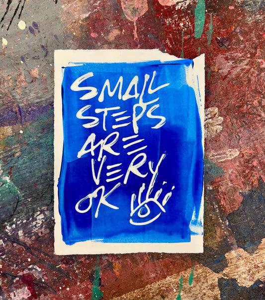 Small Steps / Brilliant Ocean / Archival Paper Mantra / BOGO Originals / January 2026