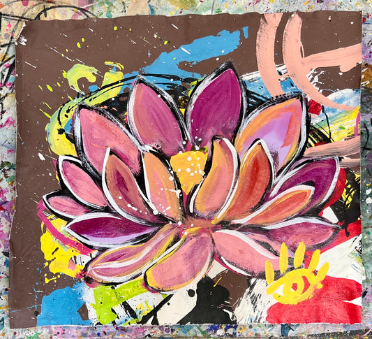 Beautiful and Free / Abstract Lotus / Wednesday Refresh / August 2025