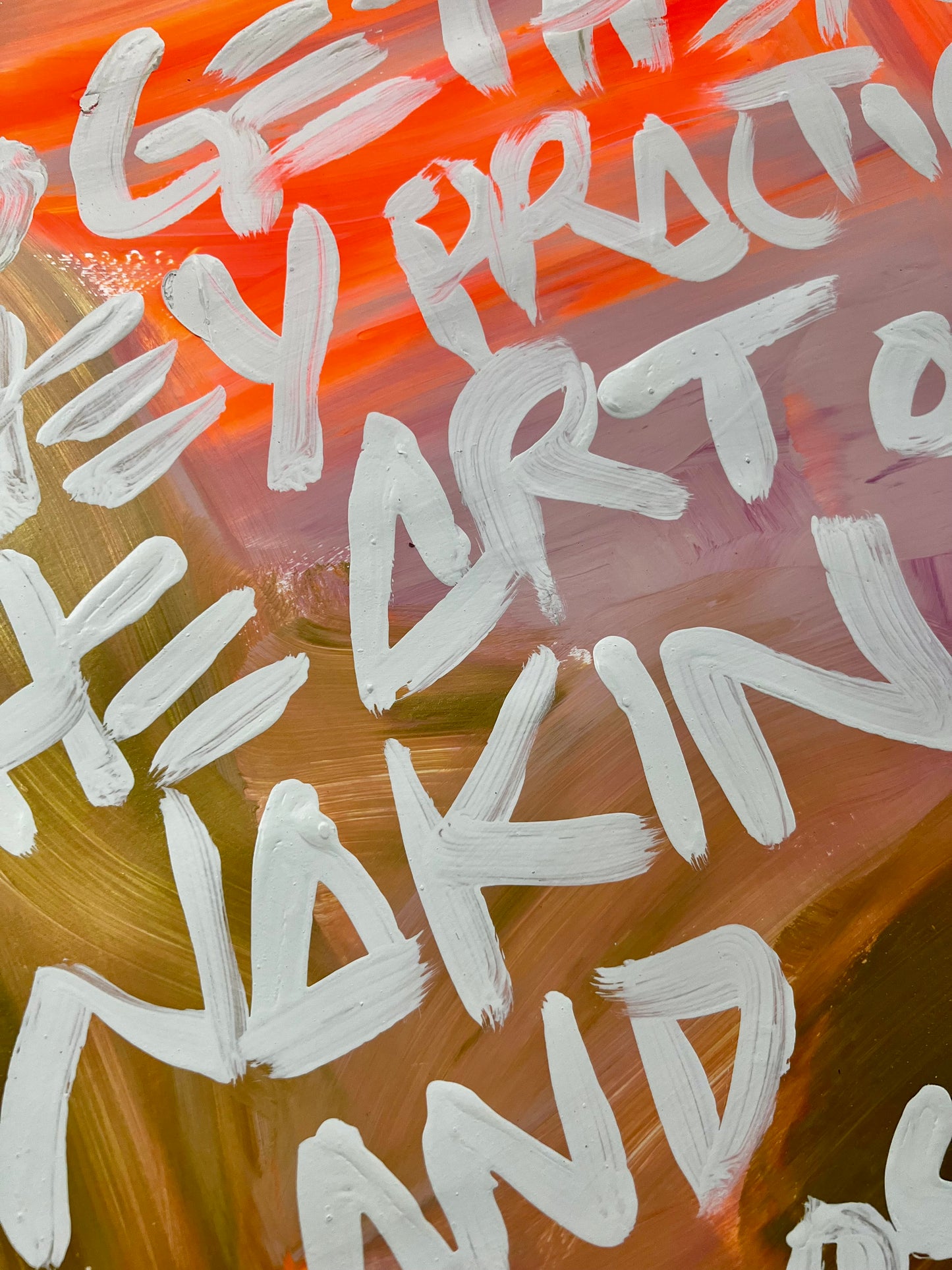 Waking Hopeful / Gold / Archival Paper Mantra / Sunday Collection / January 2026