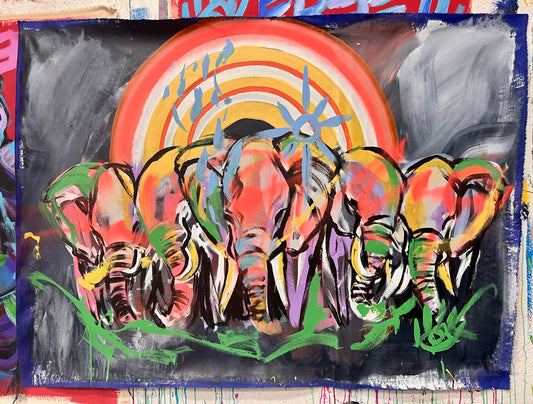 Birthright of the Pathless Middle Child / Elephant Herd / June 2025