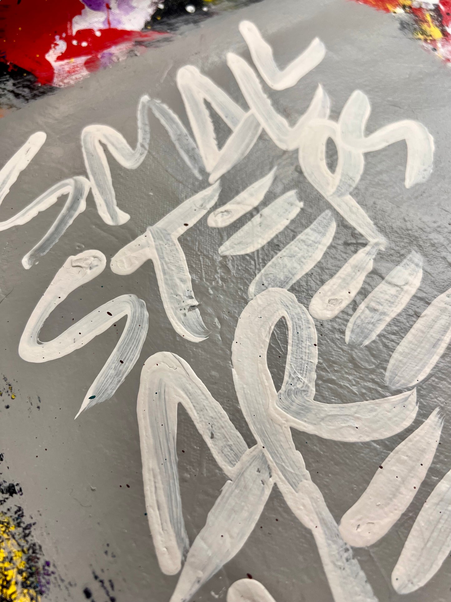 Small Steps / Red, Yellow, & Grey / Abstract Mantra / June 2026