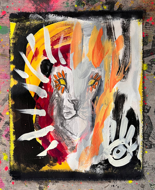 Now and Becoming / Lion Collage / May 2025