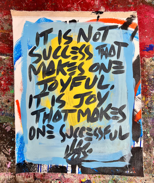 Joy Makes One Successful / Mantra / May 2025