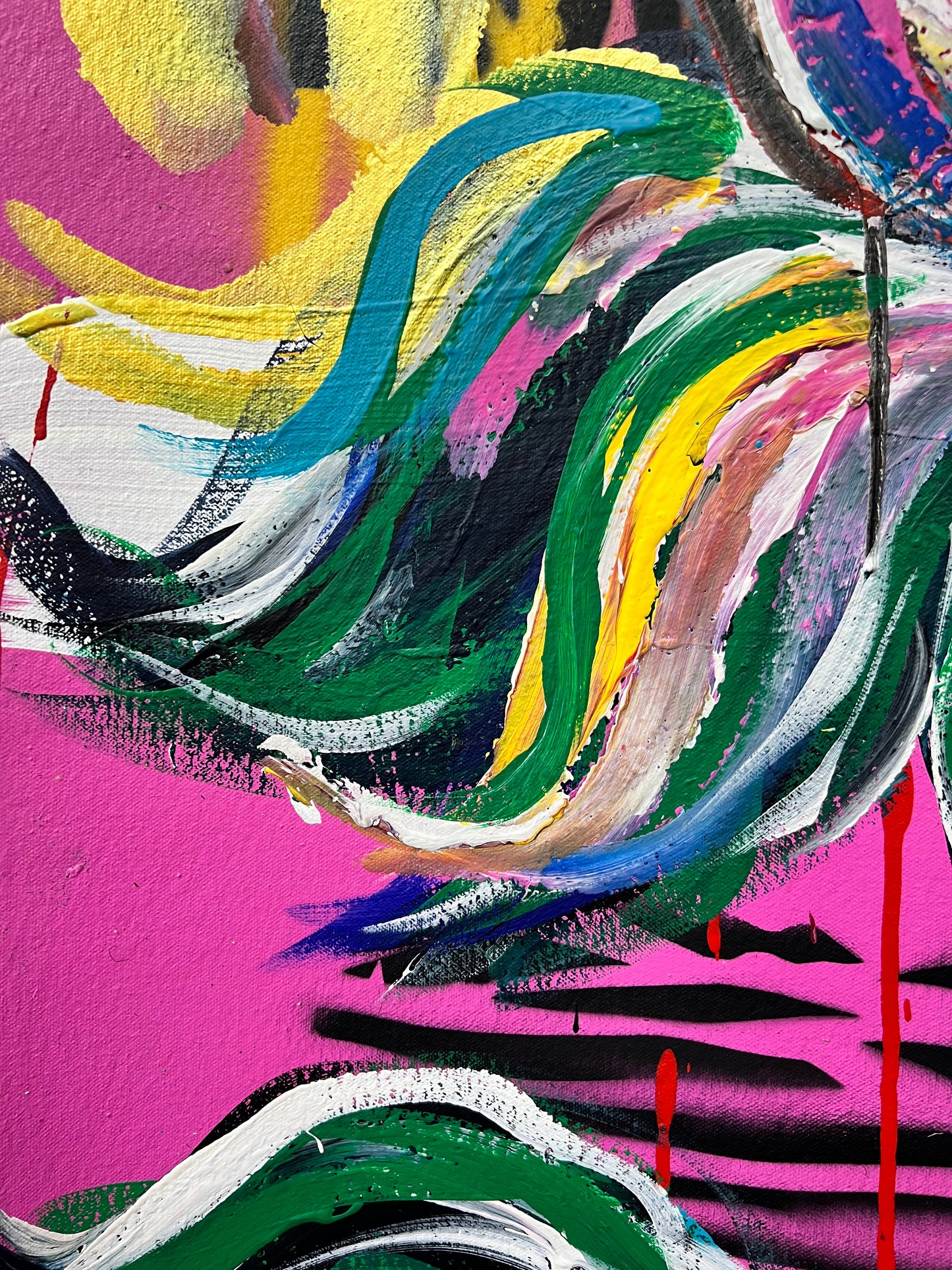 Fall In Love With Being Alive / Abstract Rose / Pink / Featured Originals / May 2026