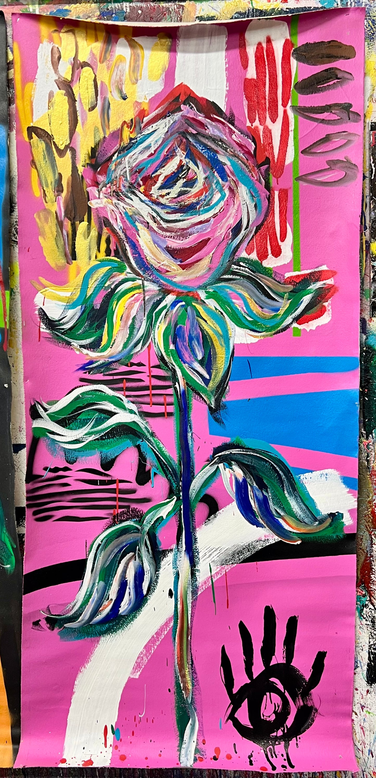 Fall In Love With Being Alive / Abstract Rose / Pink / Featured Originals / May 2026